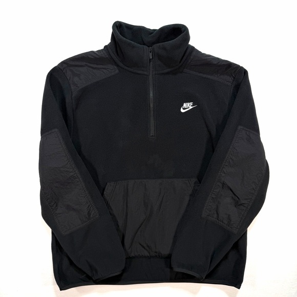 Nike Other - Nike Men’s Fleece Half 1/2 Zip Fleece Shirt Pullover Base Layer Large L Warm